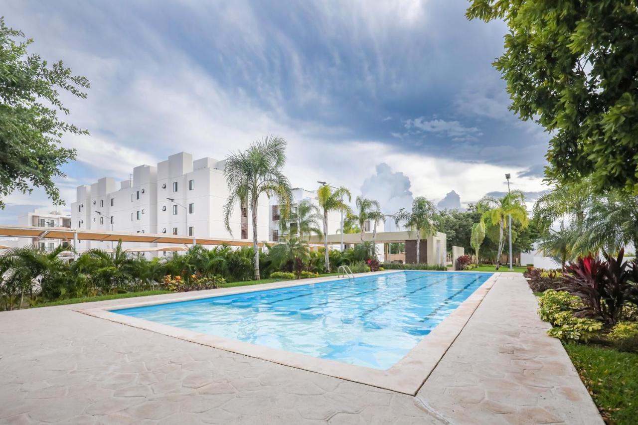 Departamento Lirios Residencial Para 5 Alberca Канкун Экстерьер фото