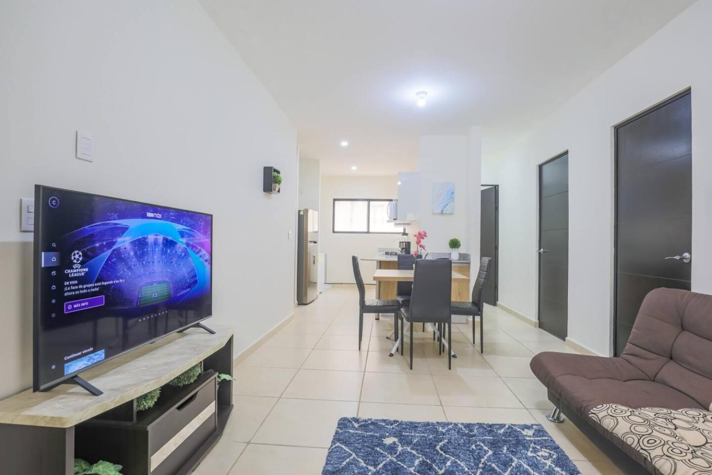 Departamento Lirios Residencial Para 5 Alberca Канкун Экстерьер фото